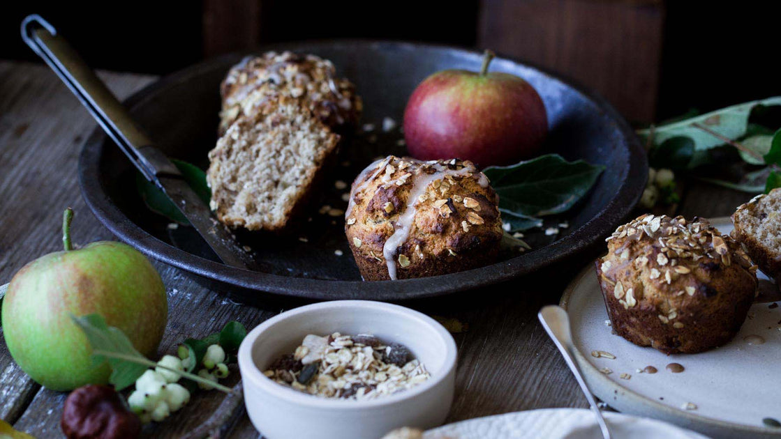 VEGAN APPLE DEEMUESLI MUFFINS
&ndash; DeeMuesli